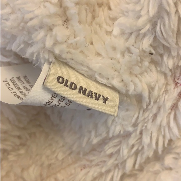 Old Navy pink plaid fleece beanie girls Sz L - Picture 4 of 7